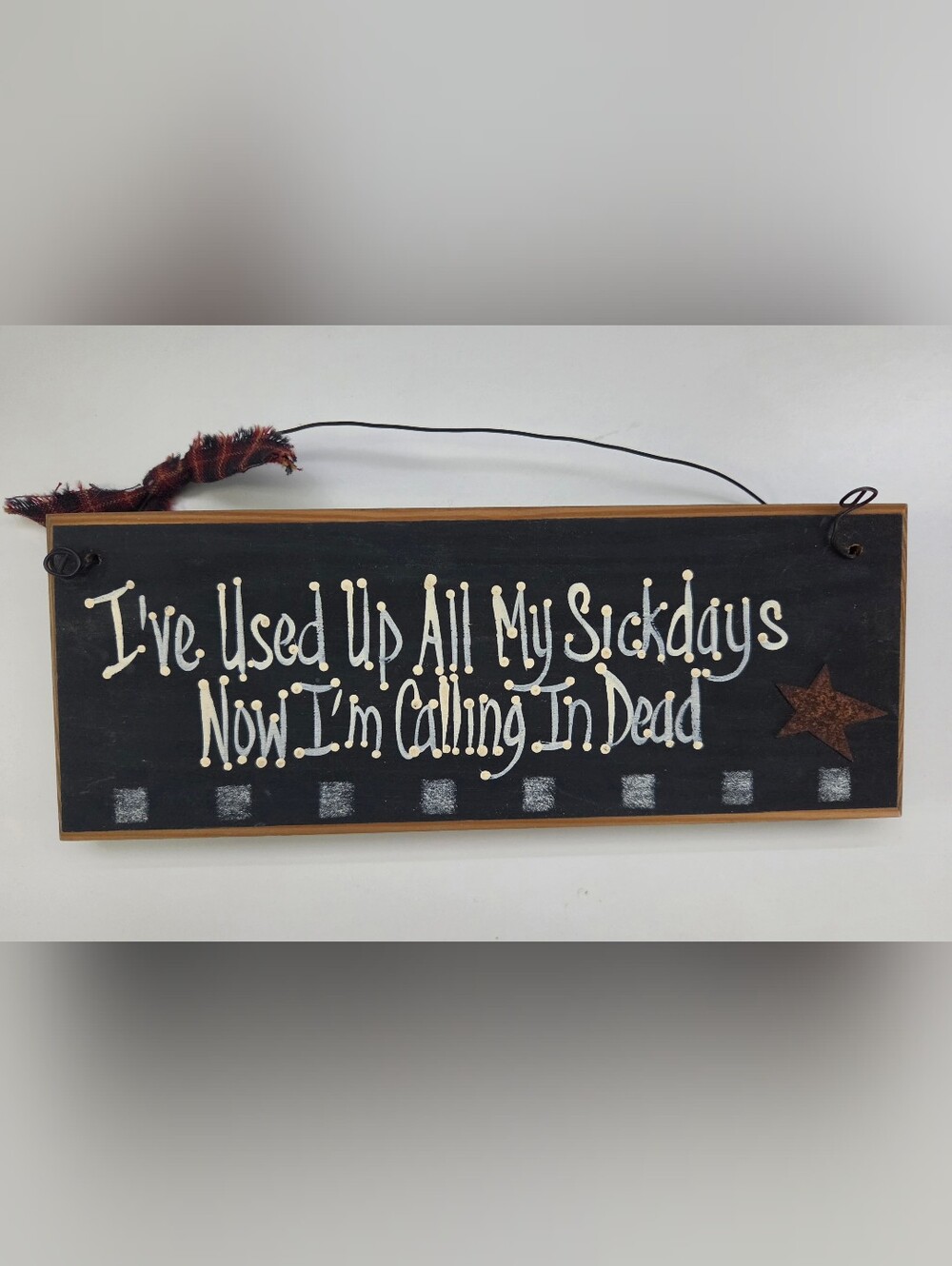 Work Decor Sign